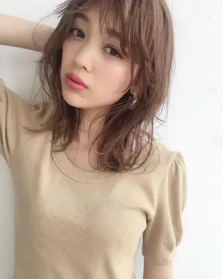ミディアム 鎌倉 彩のヘアスタイル