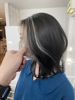 ミディアム カラー 🍎吉川浩生 トップスタイリストのヘアスタイル