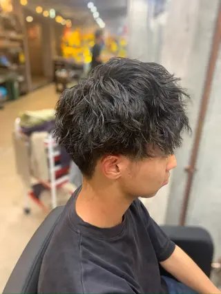 パーマ メンズ ⚡️メンズパーマ特化 mens支持◎/忠地のヘアスタイル