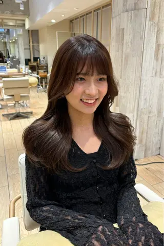 ロング AFLOAT D’L所属・カットモデル募集‎ / 角本 藍のヘアスタイル