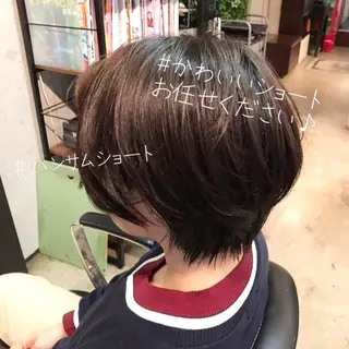 ショート 美髪❣️縮毛矯正/ 髪質改善✨/山本のヘアスタイル