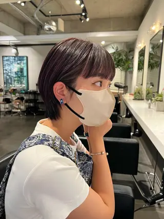 ショート カラー アンニュイヘア🪽 ayumiのヘアスタイル