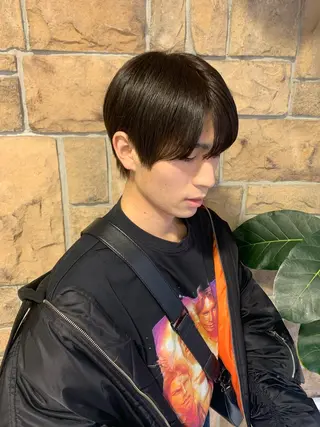 ショート カラー メンズ 似合わせレイヤーʚɞ ハッシュカットriiのヘアスタイル