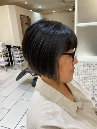 ショート equri×SHISEIDO所属・下田 希/レディースカットのヘアスタイル