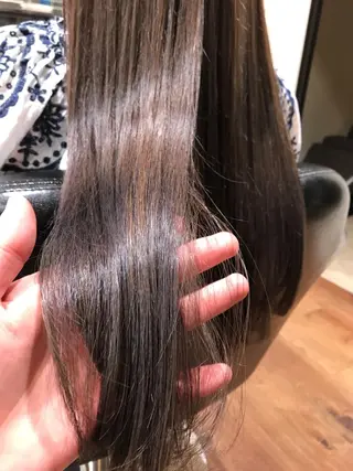 ロング カラー アザマ　ヤスカツ _rosso 川口のヘアスタイル