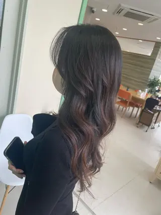 ロング カラー 韓国ヘア/レイヤー/ 暖色カラー/ Aiのヘアスタイル