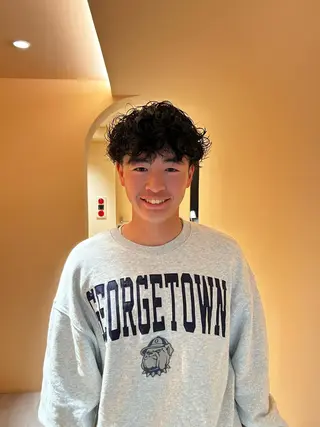 パーマ 暗髪🐈‍⬛艶髪☔︎ 愛弥のヘアスタイル