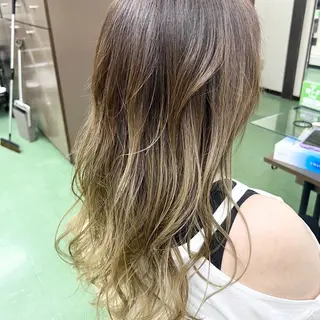 ロング カラー 甲田 豪徳のヘアスタイル