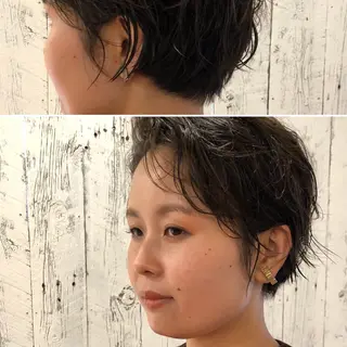 ショート カラー パーマ TACCA所属・伊藤 佳代子のヘアスタイル