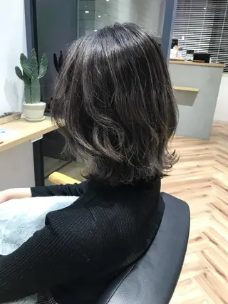 ミディアム カラー 原山 直人のヘアスタイル