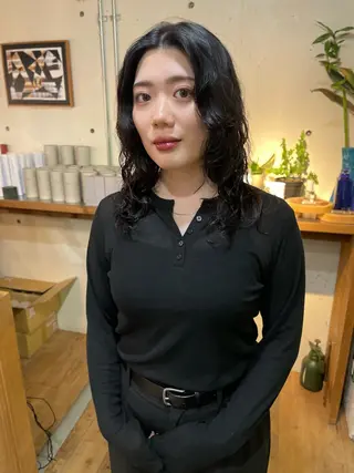 ロング パーマ YUKI 新宿 カット/パーマのヘアスタイル