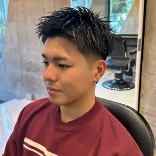 ショート メンズ ツイスパ/メンズ パーマ/歩夢のヘアスタイル