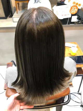 ミディアム カラー haruka 遥歌のヘアスタイル