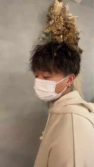 カラー パーマ メンズ メンズ特化美容師/栄 /本間さつきのヘアスタイル