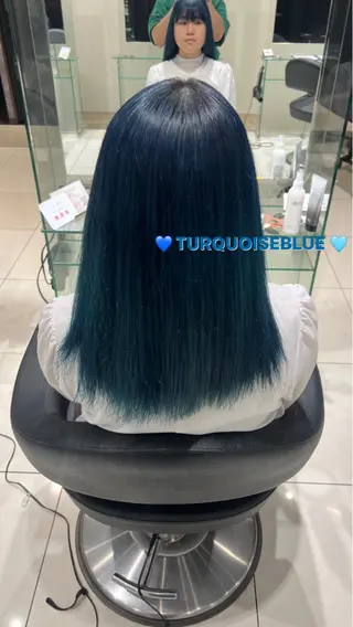 ロング カラー Lelie by artina所属・💚 AKI 💚のヘアスタイル