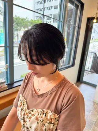 ショート 髪質改善/美髪縮毛 ☘️大人ショートのヘアスタイル