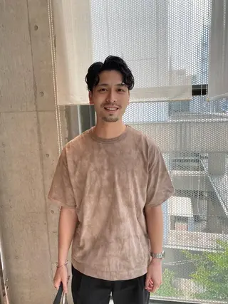 パーマ メンズ YinYang所属・川﨑 章弘のヘアスタイル