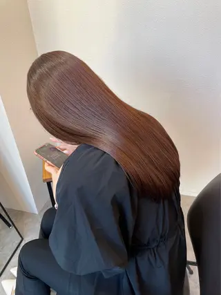 ロング カラー 佐藤 香苗のヘアスタイル