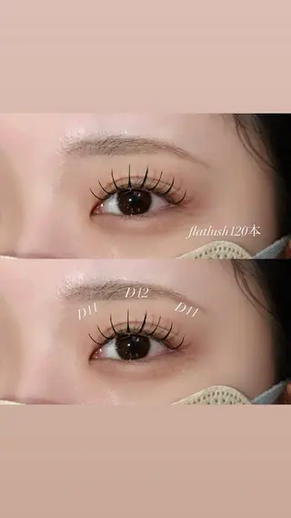 マツエク・マツパ 🎀束感マツエク/ カカエ アイナ🎀のマツエク・マツパデザイン