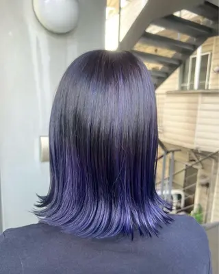 ミディアム 菅野 杏実のヘアスタイル