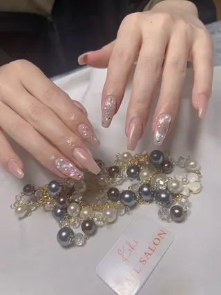 ネイル 💕鈴木ユリ パラジェル/オフ無料のネイルデザイン