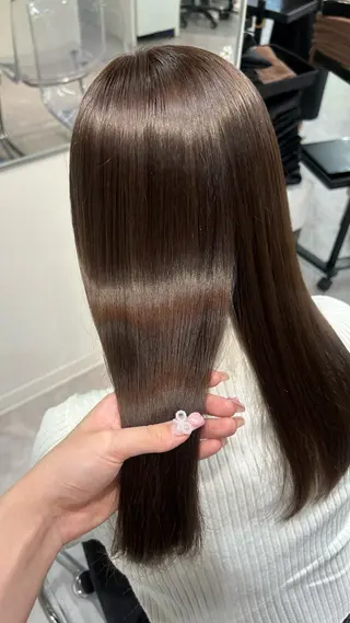 ロング カラー パーマ 🤍YUKI 韓国 艶髪 🤍のヘアスタイル