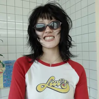 ミディアム カラー レイヤー専門家 ダブルカラー修のヘアスタイル