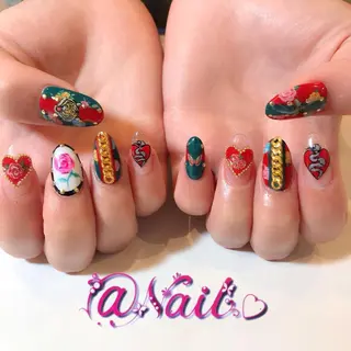 ネイル 小尾 栞のネイルデザイン