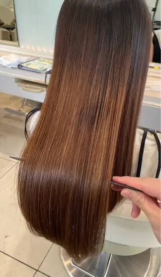 セミロング パーマ 🔥パーマ特化美容師 宮本純登🔥のヘアスタイル