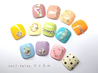 ネイル さくらや❤ パラジェル使用のネイルデザイン