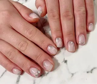 ロング カラー ネイル Q Free nailsのネイルデザイン