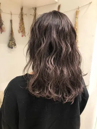 セミロング カラー はだゆうき @hadadan08のヘアスタイル