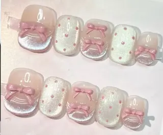ネイル H3 Nail Tsuki🦋💙のネイルデザイン