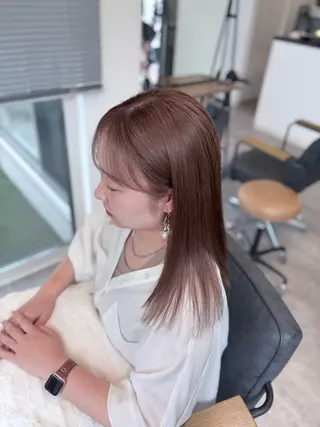 ミディアム カラー STRAAL所属・カットモデル✂️ ゆうかのヘアスタイル