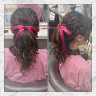 ヘアアレンジ ヘアセット/着付け 𓇼 松本 夏美𓇼のヘアスタイル