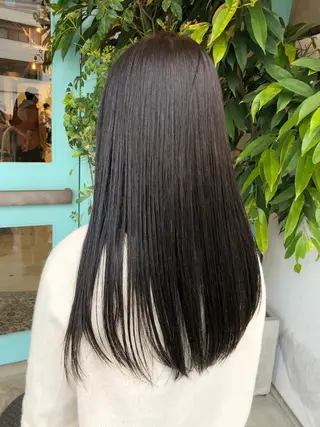 ロング カラー パーマ/レイヤー 岩山丈一郎のヘアスタイル