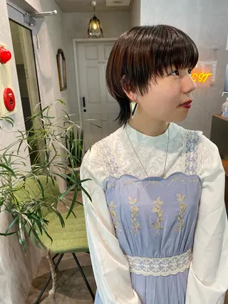 ショート ヘアアレンジ XENA表参道 MIKUのヘアスタイル
