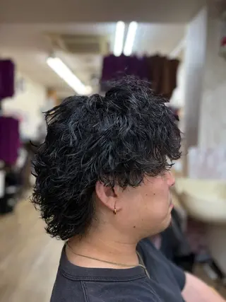 パーマ メンズ ブレイブシザー所属・メンズ専門美容師 稲田 圭翔のヘアスタイル