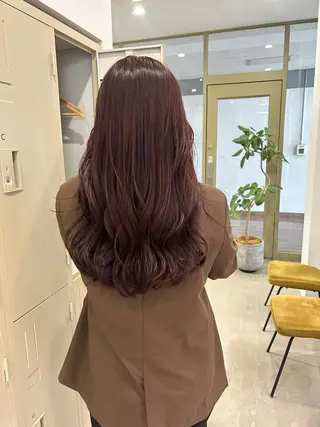 ロング カラー 戸田 望月のヘアスタイル