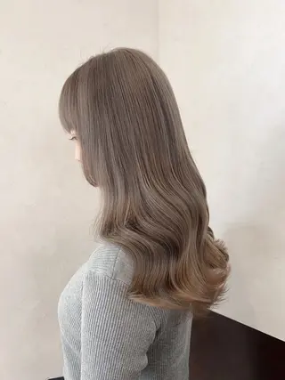 カラー nehus nagaoka所属・🖤複雑履歴ブリーチ Mizuki 🖤のヘアスタイル