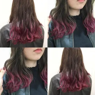 ロング カラー パーマ ヘアアレンジ メンズ マツエク・マツパ 代表🎀 ふわモテ愛 され髪🩷yumiのヘアスタイル