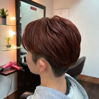 カラー パーマ メンズ hair make MUI所属・ひらの ももかのヘアスタイル