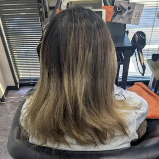 カラー 多田 遥香のヘアスタイル