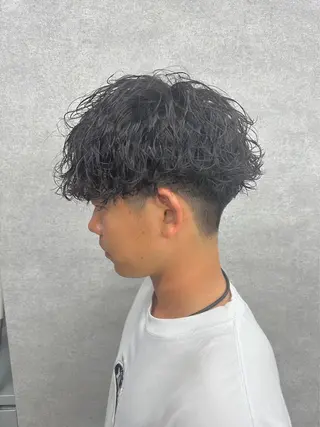 ショート パーマ メンズ 🖤Ayumi🖤 メンズ特化❤️‍🔥のヘアスタイル