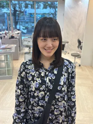 セミロング 堀合駿輔 パーマ /ショート/レイヤーのヘアスタイル