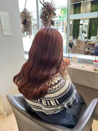 セミロング 透明感カラー♡ Mahoのヘアスタイル