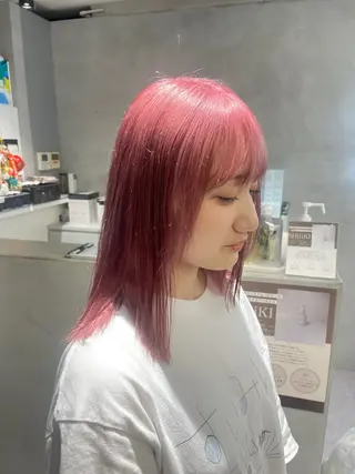 カラー 渡辺春衣 ♡デザインカラーのヘアスタイル