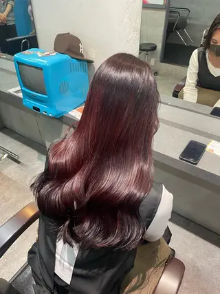 ロング FLOPNIK所属・クニマツ クレアのヘアスタイル