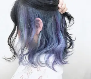 ミディアム カラー 似合わせ レイヤー須川のヘアスタイル