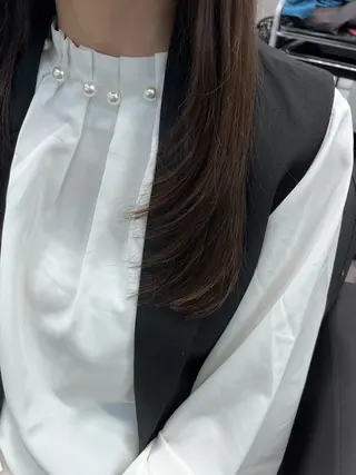 ロング 熊谷 有紗のヘアスタイル